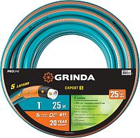 429007-1-25  GRINDA PROLine EXPERT 5 1", 25 м, 25 атм, шланг поливочный, армированный, пятислойный