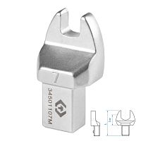 Насадка рожковая серии "FIT", 7 мм, 9х12 мм KING TONY 34501107M