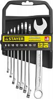 Набор ключей гаечных комбинированных STAYER PROFESSIONAL 27083-H8