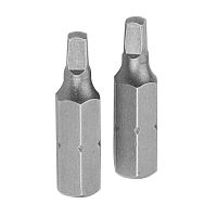 TT20238 TOLSEN Набор вставок (бит) торцевых 1/4", Square, S1, 25 мм, 2 предмета