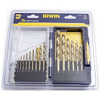 Набор сверл по металлу IRWIN HSS-TIN Titanium IW3038501