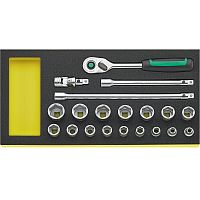 Набор торцовых головок 3/8" с принадлежностями 20 шт. STAHLWILLE TCS 456/16/4MF QR 96830371