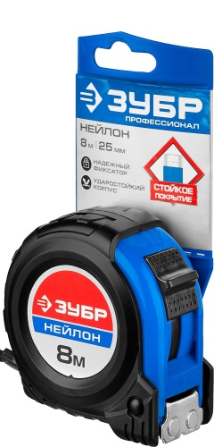 Рулетка измерительная ЗУБР ЭКСПЕРТ 34056-08-25_z01 фото 2 Рулетка измерительная ЗУБР ЭКСПЕРТ 34056-08-25_z01 фото 2