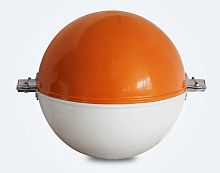 Шаровой маркер для ЛЭП, 15,4 мм, 800 мм, оранжево-белый