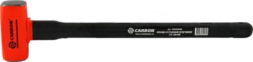 Кувалда с резиновой рукояткой и стальным сердечником, 3 кг CARBON CHISH30600 Кувалда с резиновой рукояткой и стальным сердечником, 3 кг CARBON CHISH30600