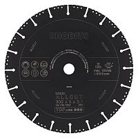 Диск отрезной алмазный универсальный RHODIUS DG210 ALLCUT 303366