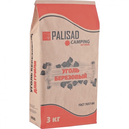 Уголь березовый, 3 кг PALISAD Camping 69545 Уголь березовый, 3 кг PALISAD Camping 69545