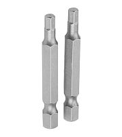 TT20334 TOLSEN Набор вставок (бит) торцевых 1/4", Hex, 4 мм, 50 мм, 2 предмета