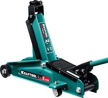 43452-2  KRAFTOOL RIGID 2.2т 130-375мм подкатной домкрат с увеличенным подъемом