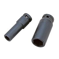 Торцевая головка ударная удлиненная 1/2" 18 мм 6-гранная HONITON ISK-A4018MLB