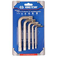 Набор Г-образных ключей SPLINE KING TONY 20505PR01