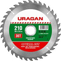 Диск пильный по дереву URAGAN 36801-210-30-36