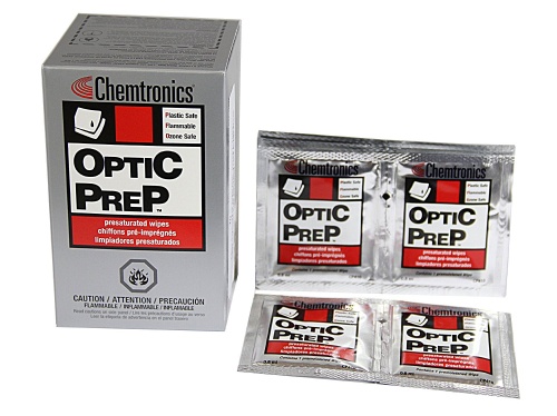 Влажные салфетки для чистки оптоволокна Chemtronics Optic Prep CP410 фото 2