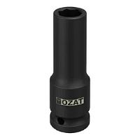 Головка ударная торцевая 1/2" 16мм удлиненная Ozat 08M16L