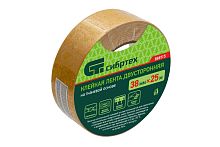 Лента клейкая двусторонняя, 38 мм х 25 м, на тканевой основе Сибртех 888115