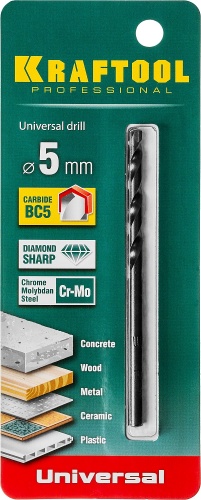 Сверло универсальное KRAFTOOL PROFESSIONAL 29172-090-5_z01 фото 2 Сверло универсальное KRAFTOOL PROFESSIONAL 29172-090-5_z01 фото 2