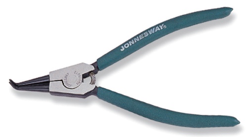 Щипцы загнутые 90 для стопорных колец с ПВХ рукоятками Jonnesway AG010011