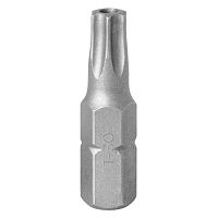 102530U KING TONY Вставка (бита) торцевая 1/4", Torx, T30, L = 25, с отверстием