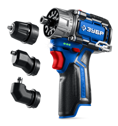Аккумуляторный BRUSHLESS шуруповерт ЗУБР DB-125