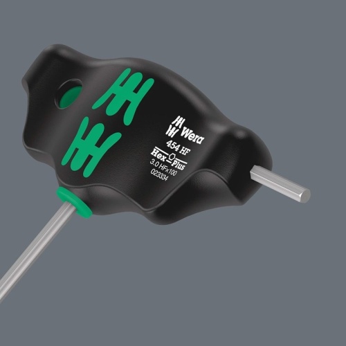 05023346001 WERA 454 Hex-Plus HF Отвертка шестигранная с Т-образной рукояткой с функцией фиксации крепежа, 6 x 100 мм фото 2 05023346001 WERA 454 Hex-Plus HF Отвертка шестигранная с Т-образной рукояткой с функцией фиксации крепежа, 6 x 100 мм фото 2