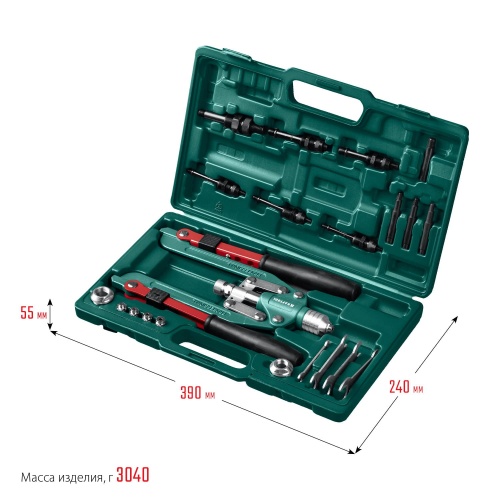 Заклепочник складной комбинированный KRAFTOOL Combo3-M12 31182_z01 фото 4
