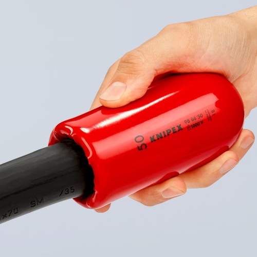986660 KNIPEX Колпачок защитный самофиксирующийся для кабелей VDE, внутренний d 60 мм, длина 140 мм фото 3