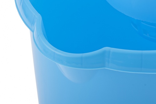 Ведро пластмассовое круглое с отжимом 9л, голубое ТМ Elfe 92961 фото 3