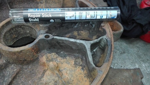 Холодная сварка WEICON Repair Stick Steel 115г 10533115 фото 5