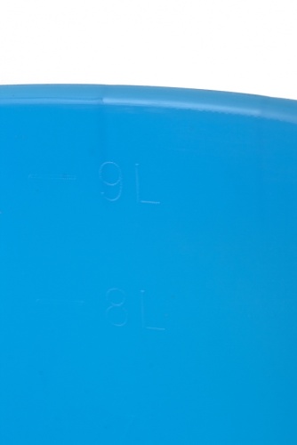 Ведро пластмассовое круглое с отжимом 9л, голубое ТМ Elfe 92961 фото 5