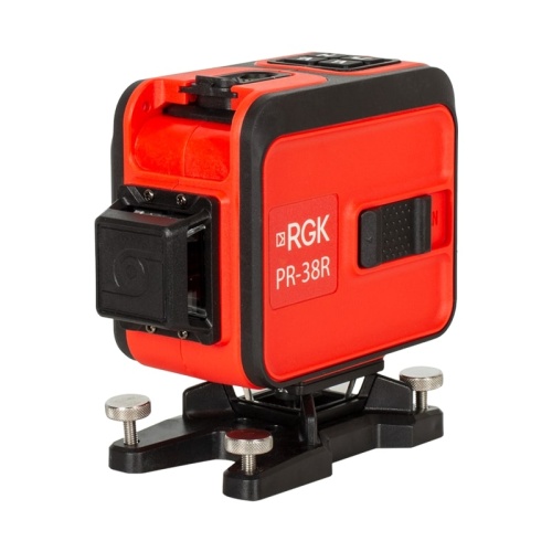Комплект: лазерный уровень RGK PR-38R + штанга-упор RGK CG-2 фото 2