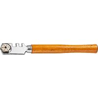 Стеклорез 6-роликовый с деревянной ручкой SPARTA 872235